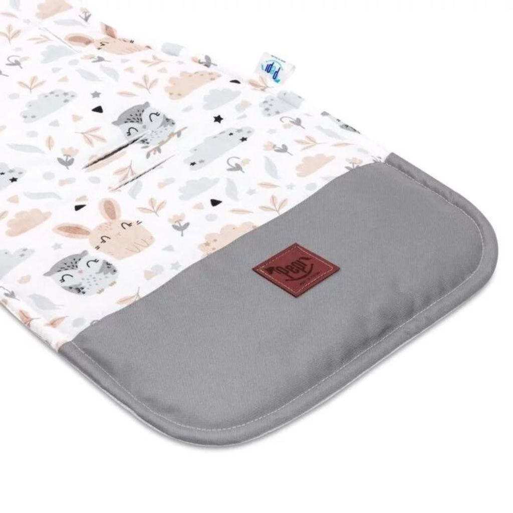 Babakocsi betét - Forest Friends - pamut/velvet