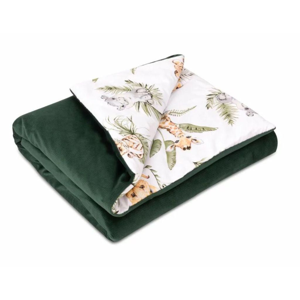 Szett 25x35-ös párna és 55x75-ös takaró – Afrimals – pamut/velvet