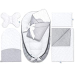 Baba szett 6 az 1-ben - Grey Galaxy - pamut