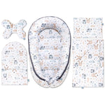 Baba szett 5 az 1-ben - Forest Friends - pamut