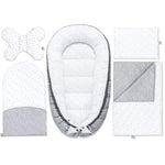 Baba szett 5 az 1-ben - Grey Galaxy - pamut