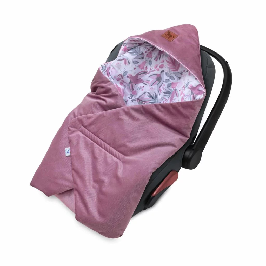 Autósülés-pólya - Hummingbird old rosa