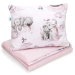 Szett 30×40-ös párna és 75×100-ös takaró – Eledreams Pink – pamut