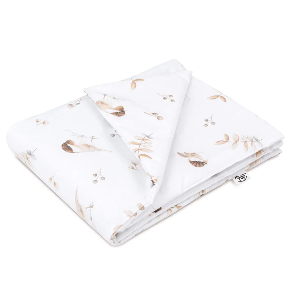 Szett 30×40-ös párna és 75×100-ös takaró – Lovely Bird – pamut