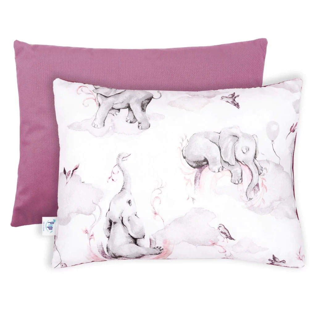 Pelyhes párna 30×40 - Eledreams Pink - pamut/velvet