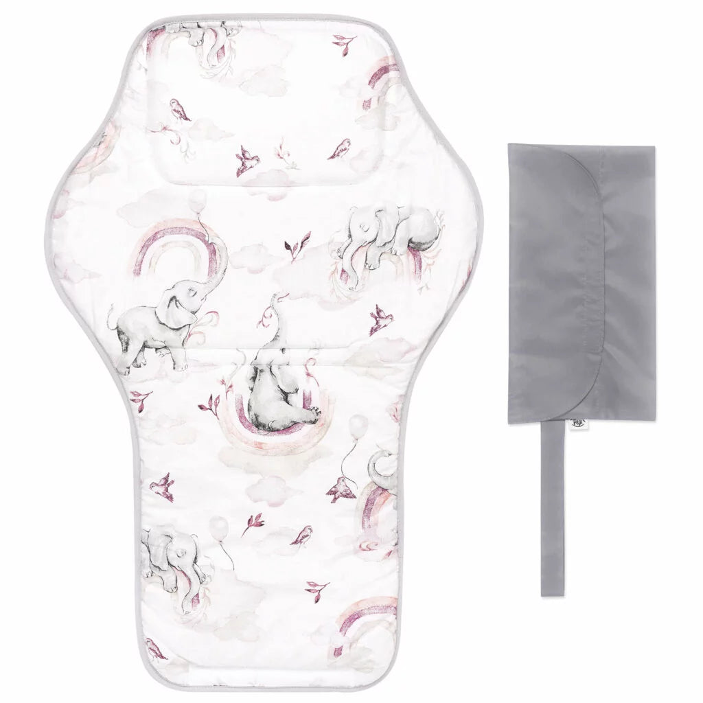 Utazó pelenkázó alátét - Eledreams Pink