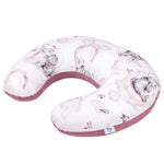 Kifli szoptatós párna - Eledreams Pink - pamut/velvet