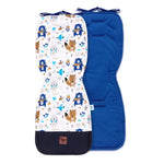 Babakocsi betét - Blue Bear - pamut/velvet
