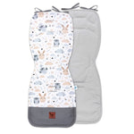 Babakocsi betét - Forest Friends - pamut/velvet