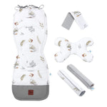 Babakocsi betét 5az1-ben szett - Lady Goose - pamut/velvet