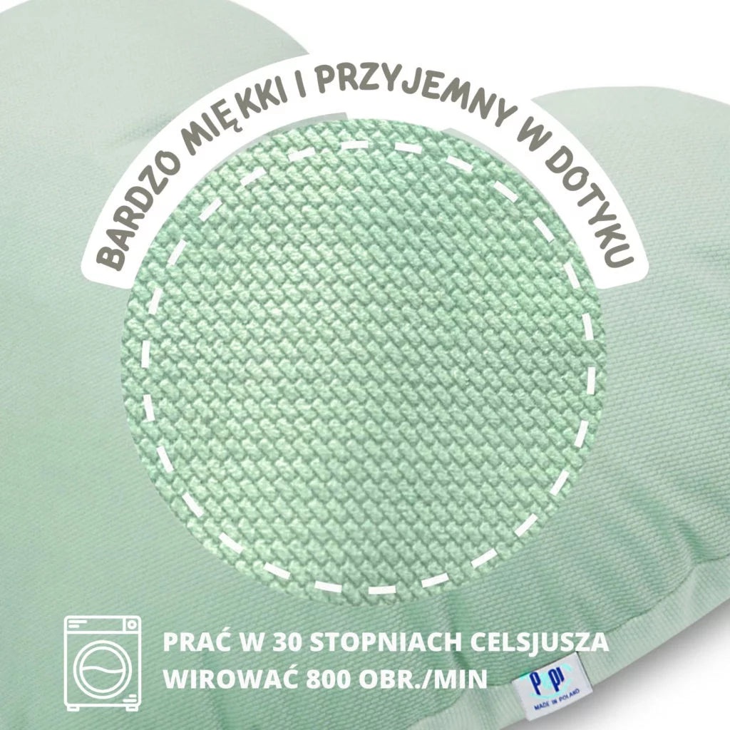 Párna SZÍV - light green