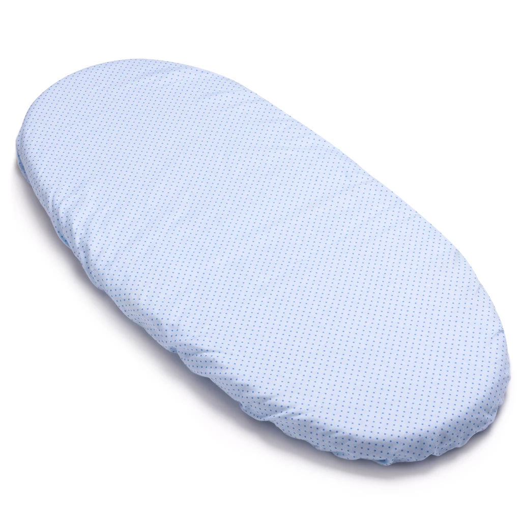 Lepedő mózeskosárba gumis - Dots Blue
