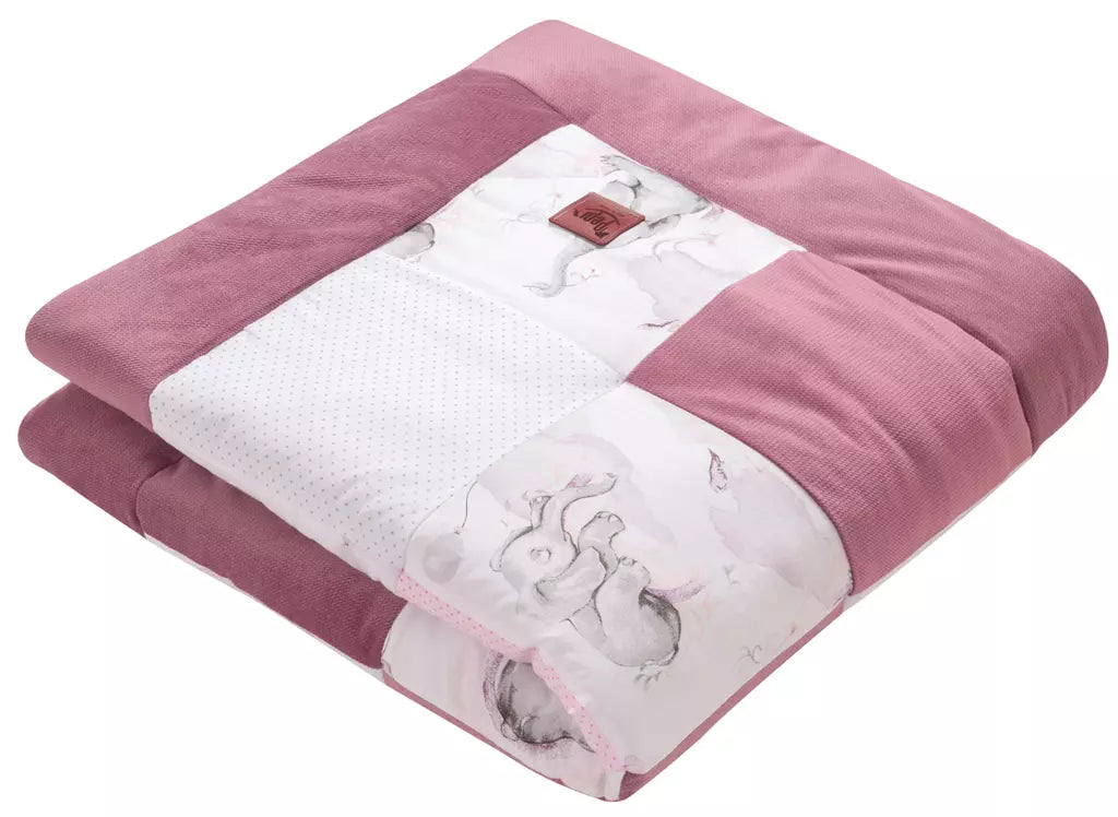 Játszószőnyeg PATCHWORK - Eledreams Pink