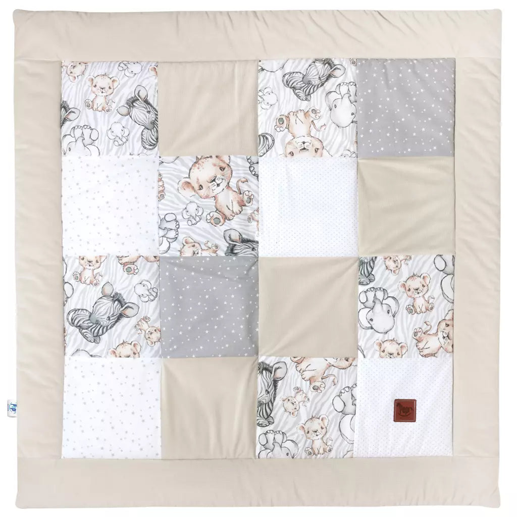Játszószőnyeg PATCHWORK - Safari