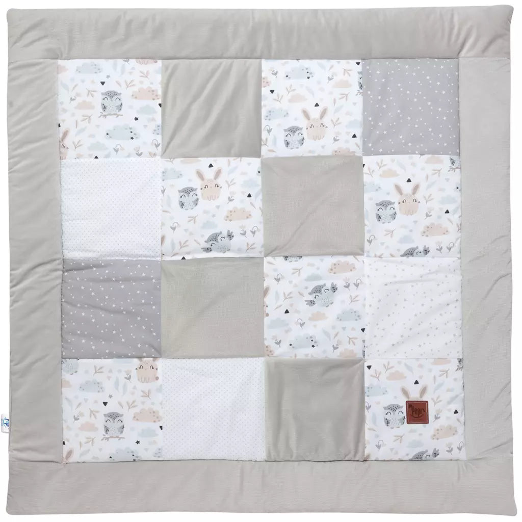 Játszószőnyeg PATCHWORK - Forest Friends