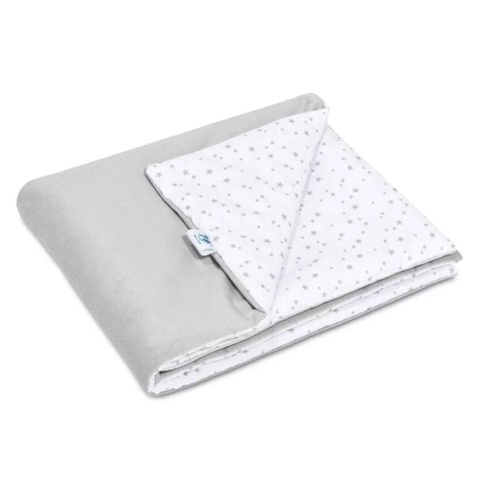 Szett 25x35-ös párna és 55x75-ös takaró – Grey Galaxy – pamut/velvet