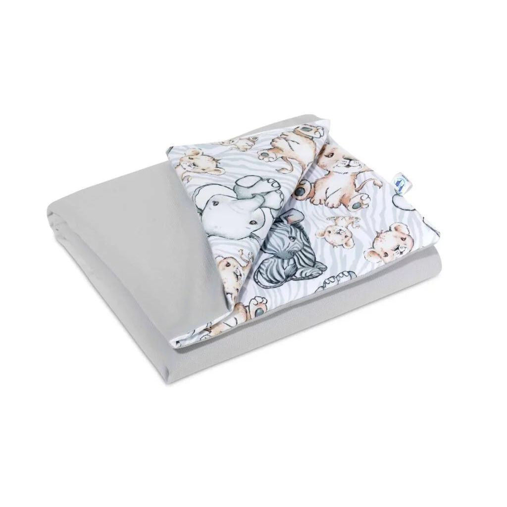 Szett 30×40-ös párna és 75×100-ös takaró – Safari – pamut/velvet