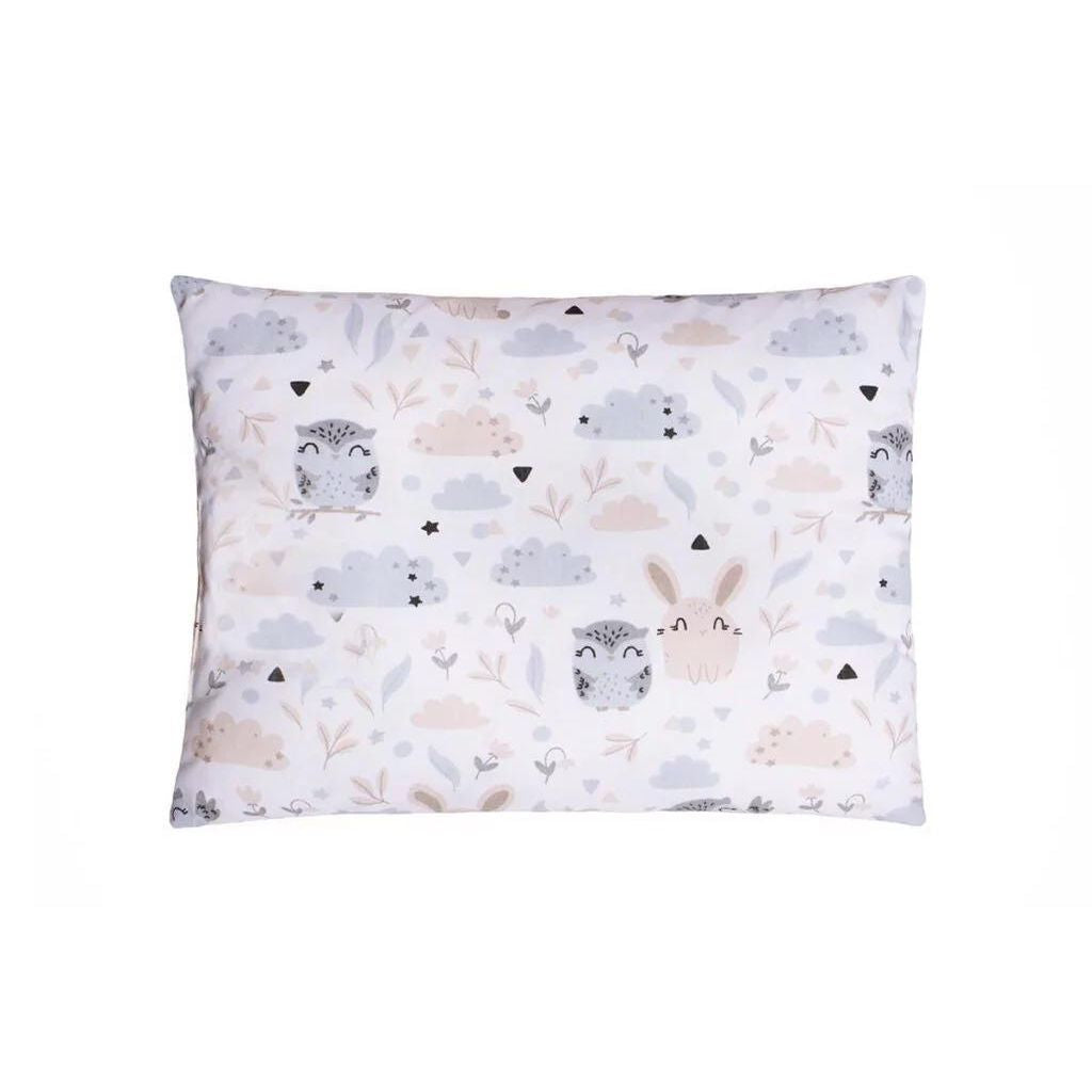 Szett 30×40-ös párna és 75×100-ös takaró – Forest Friends – pamut/velvet