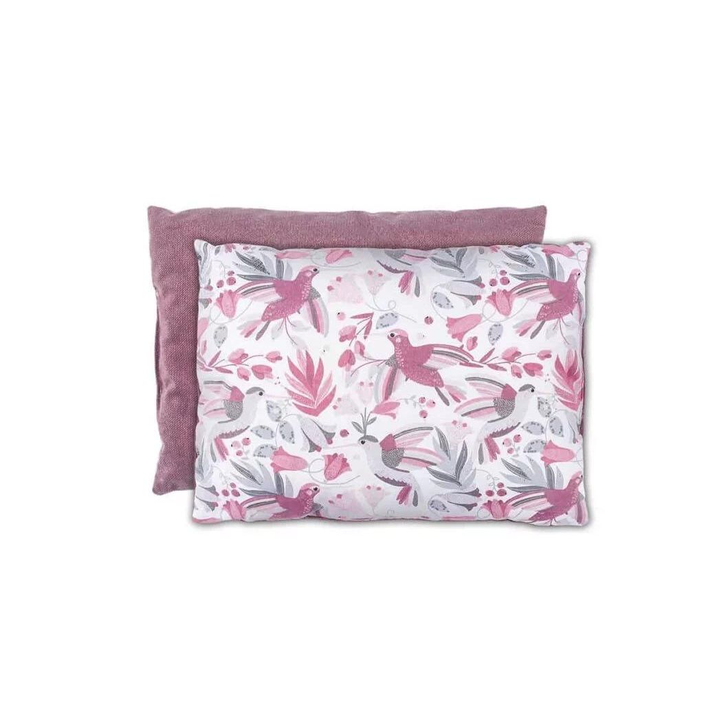 Szett 30×40-ös párna és 75×100-ös takaró – Hummingbird old rosa – pamut/velvet