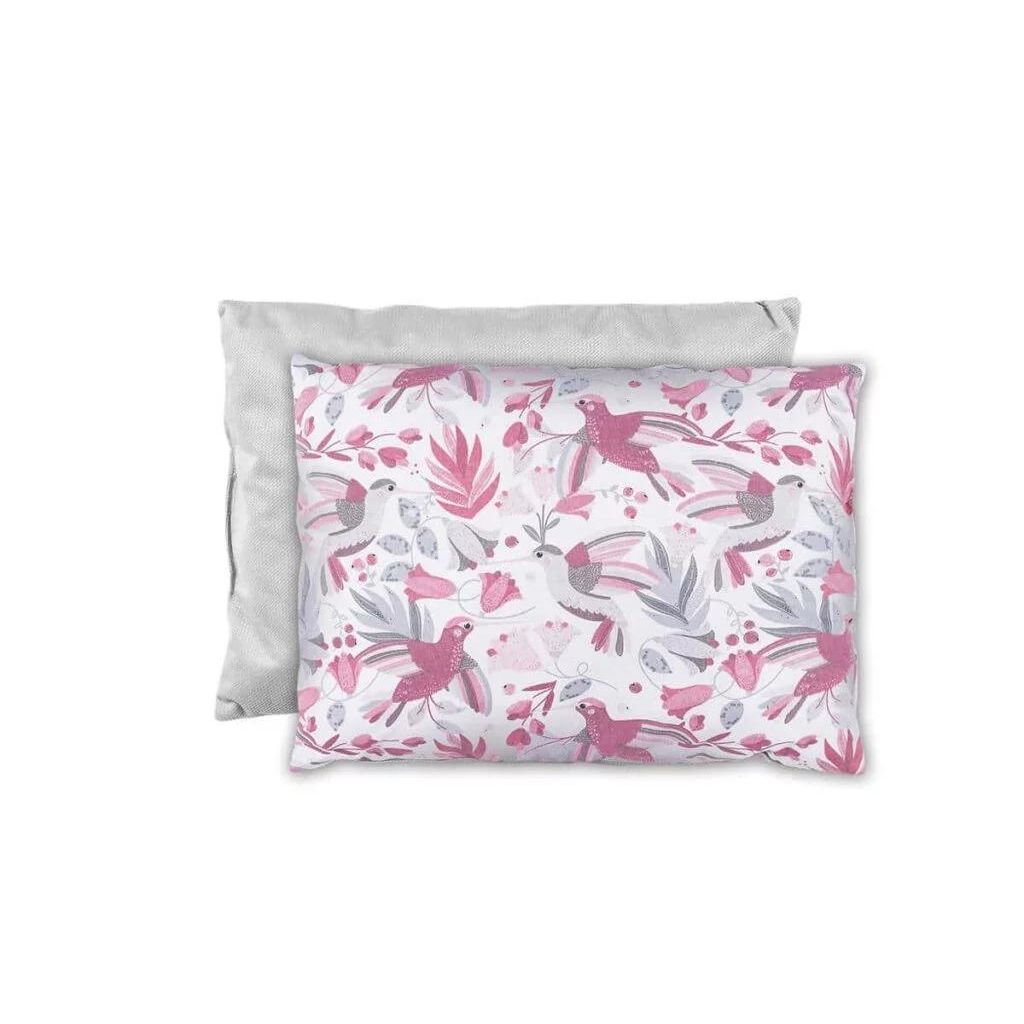 Szett 30×40-ös párna és 75×100-ös takaró – Hummingbird grey – pamut/velvet