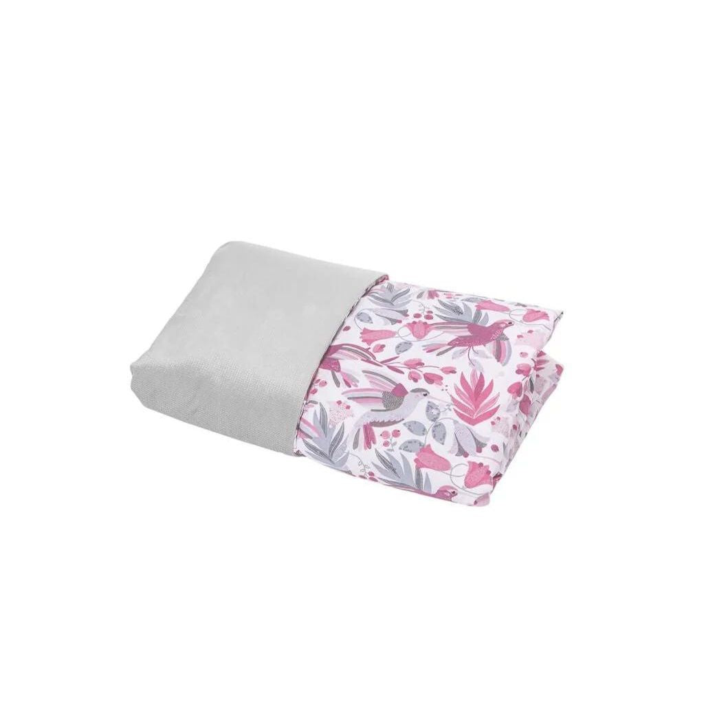 Szett 30×40-ös párna és 75×100-ös takaró – Hummingbird grey – pamut/velvet