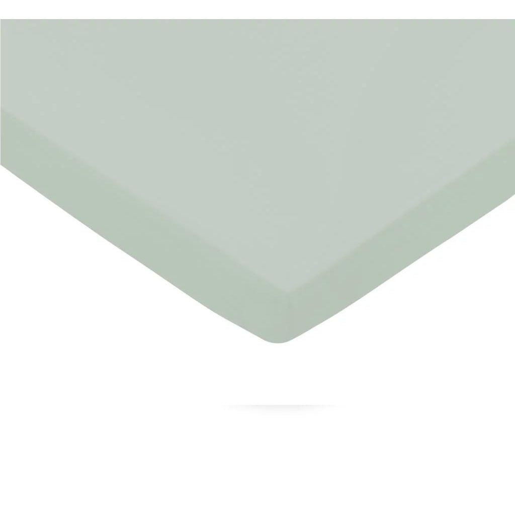 Lepedő pamut kiságyba gumis 60x120 - Sage
