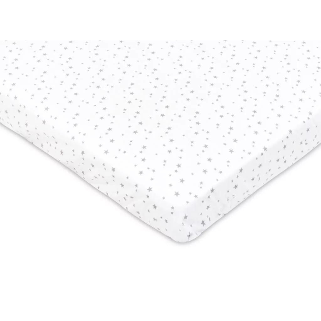 Lepedő pamut kiságyba gumis 60x120 - Grey Galaxy