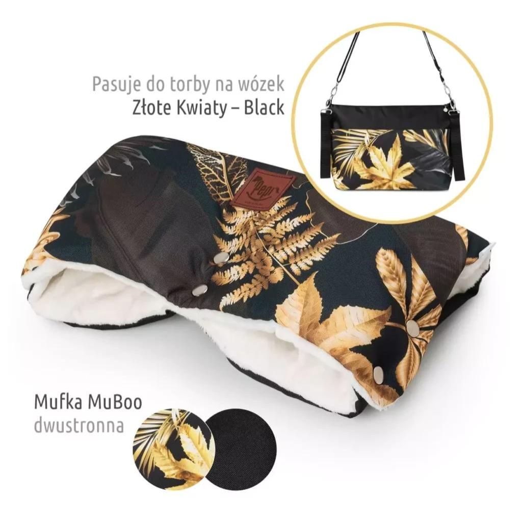 MuBoo babakocsi kézmelegítő – Golden Flowers
