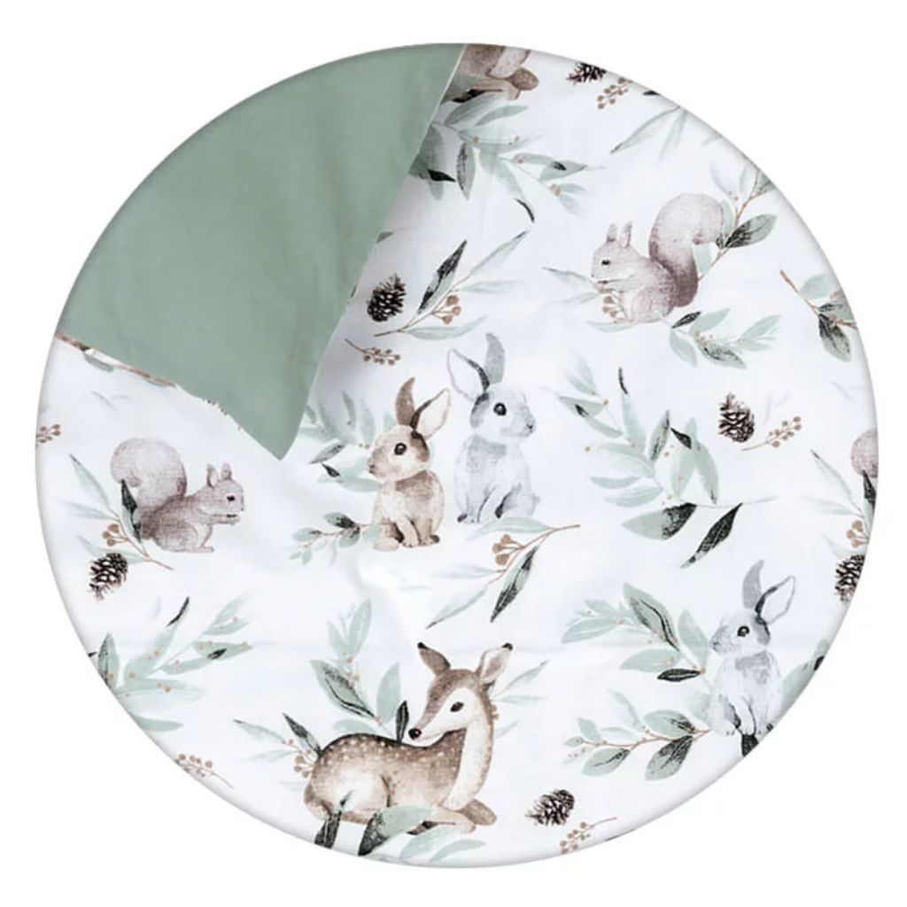 Párnahuzat patchwork 60×40 - Green Groove - pamut