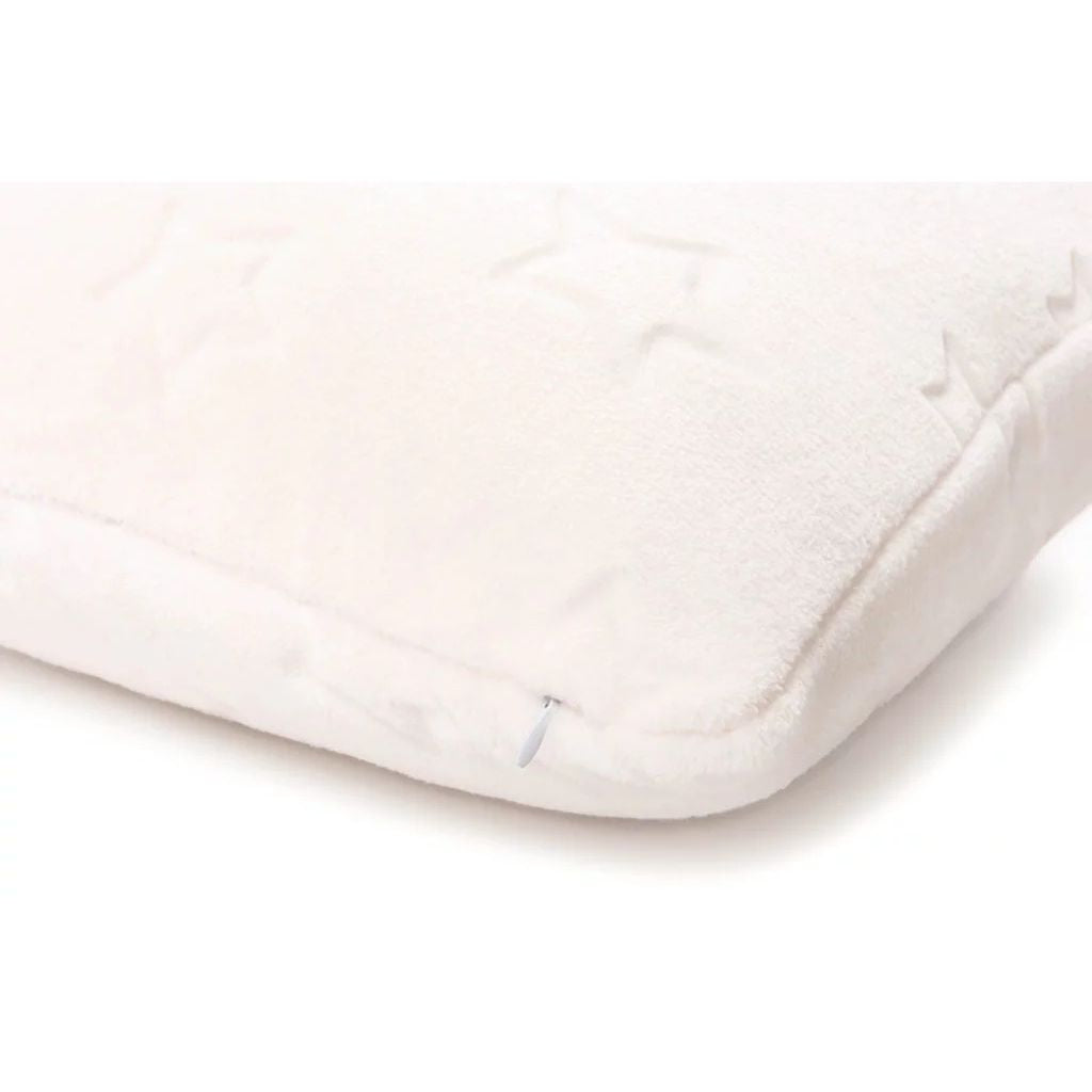 Csillagos párnahuzat 40×40 - cream - plüss