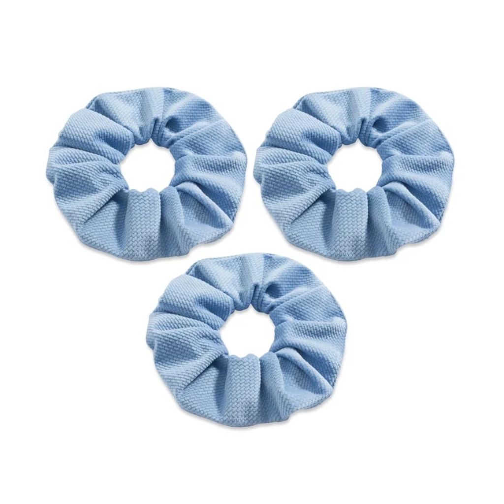 Velvet Scrunchie hajgumi - jeans