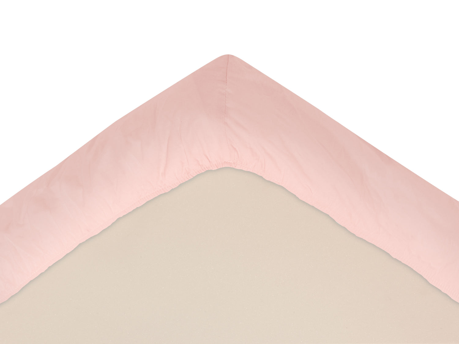 Lepedő pamut kiságyba gumis 60x120 - Pastel Pink
