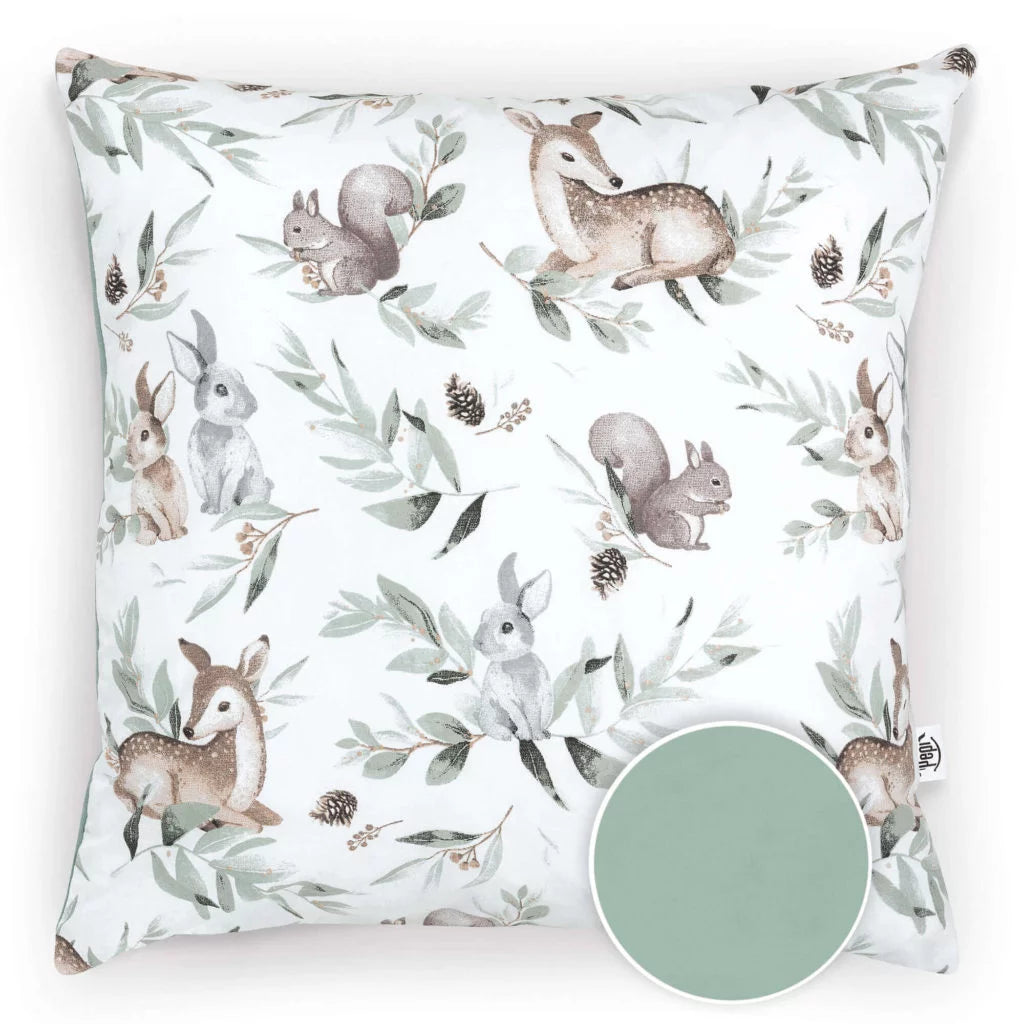 Párnahuzat 40×40 - Green Groove Sage - pamut