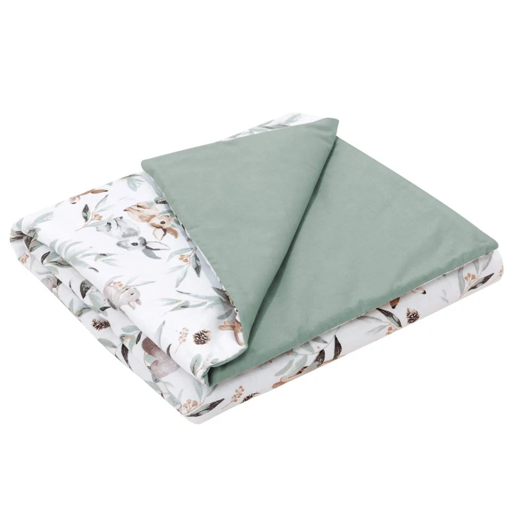 Paplan 55×75 - Green Groove sage - pamut