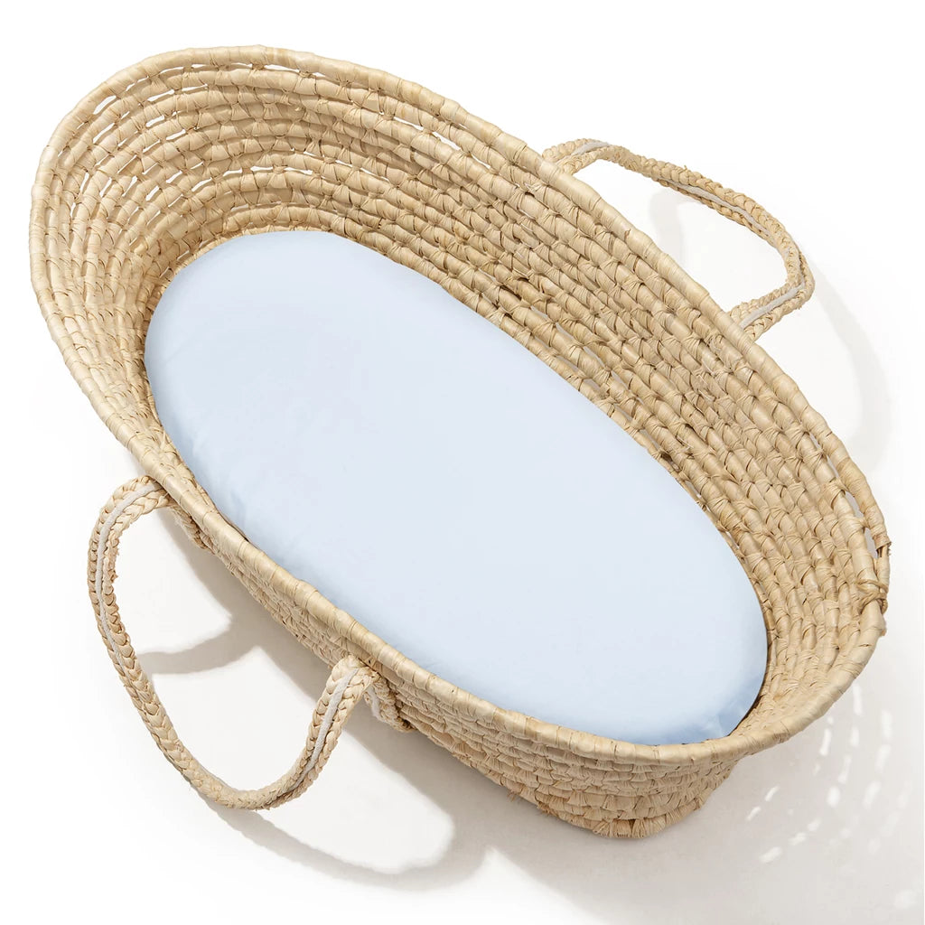 Lepedő mózeskosárba gumis - Blue