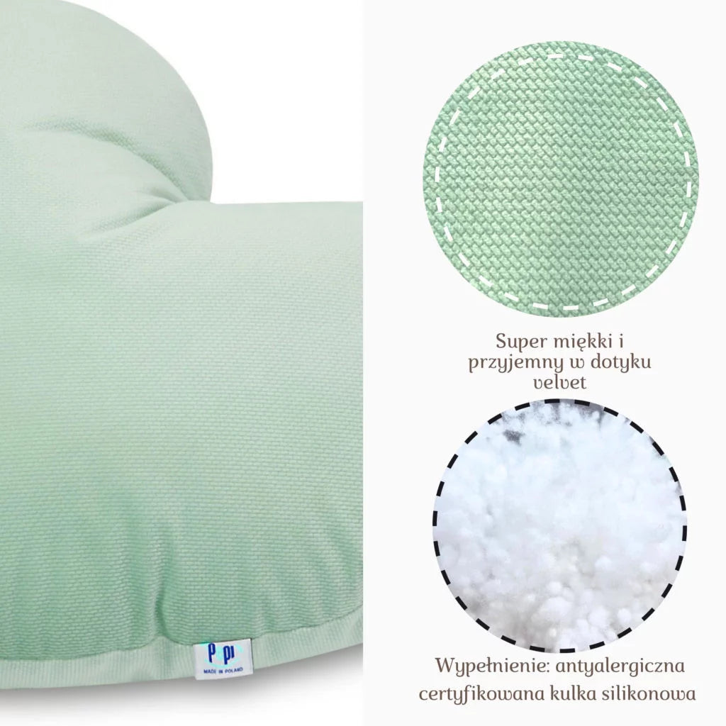 Párna SZÍV - light green