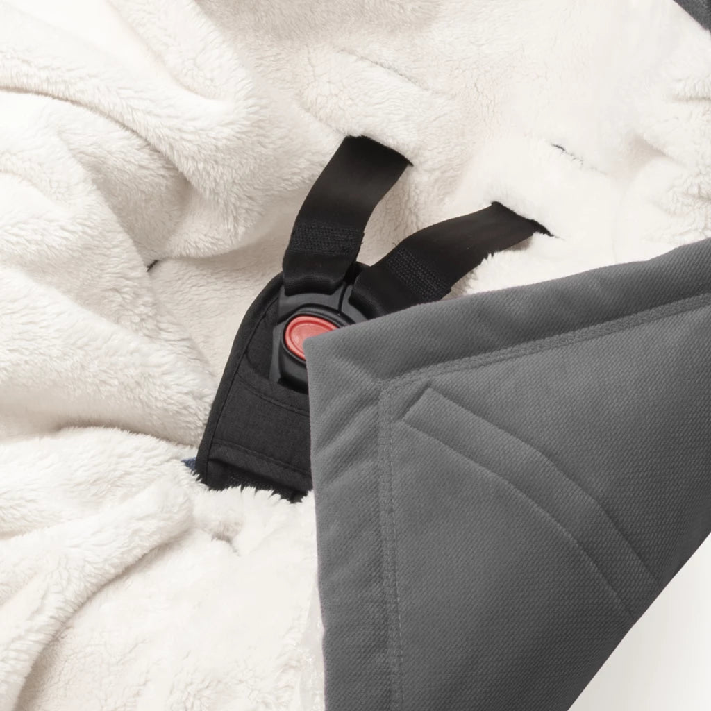 Autósülés-pólya Royal Comfort - grey - velvet