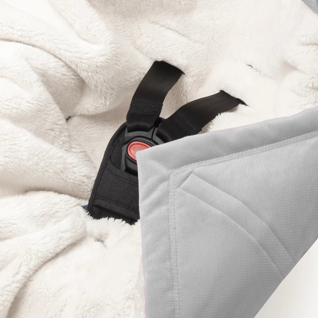 Autósülés-pólya Royal Comfort - silver - velvet