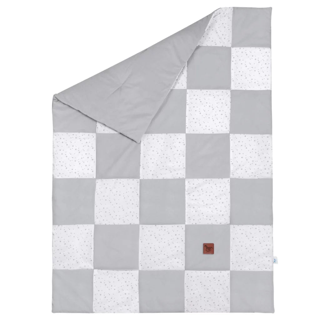 Paplan PATCHWORK 100x140 - Grey Galaxy - pamut/velvet