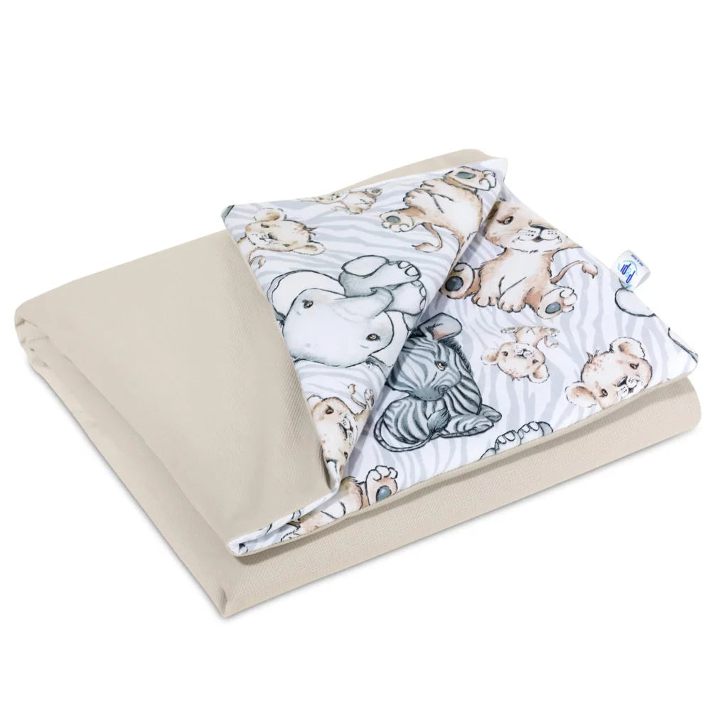 Paplan 100x135 - Safari cappucino - pamut/velvet