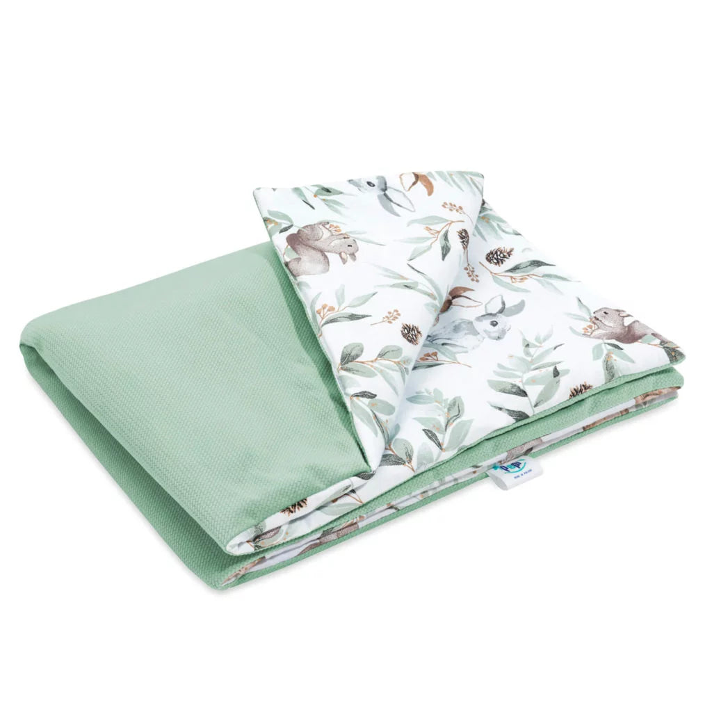 Paplan 55×75 - Green Groove - pamut/velvet