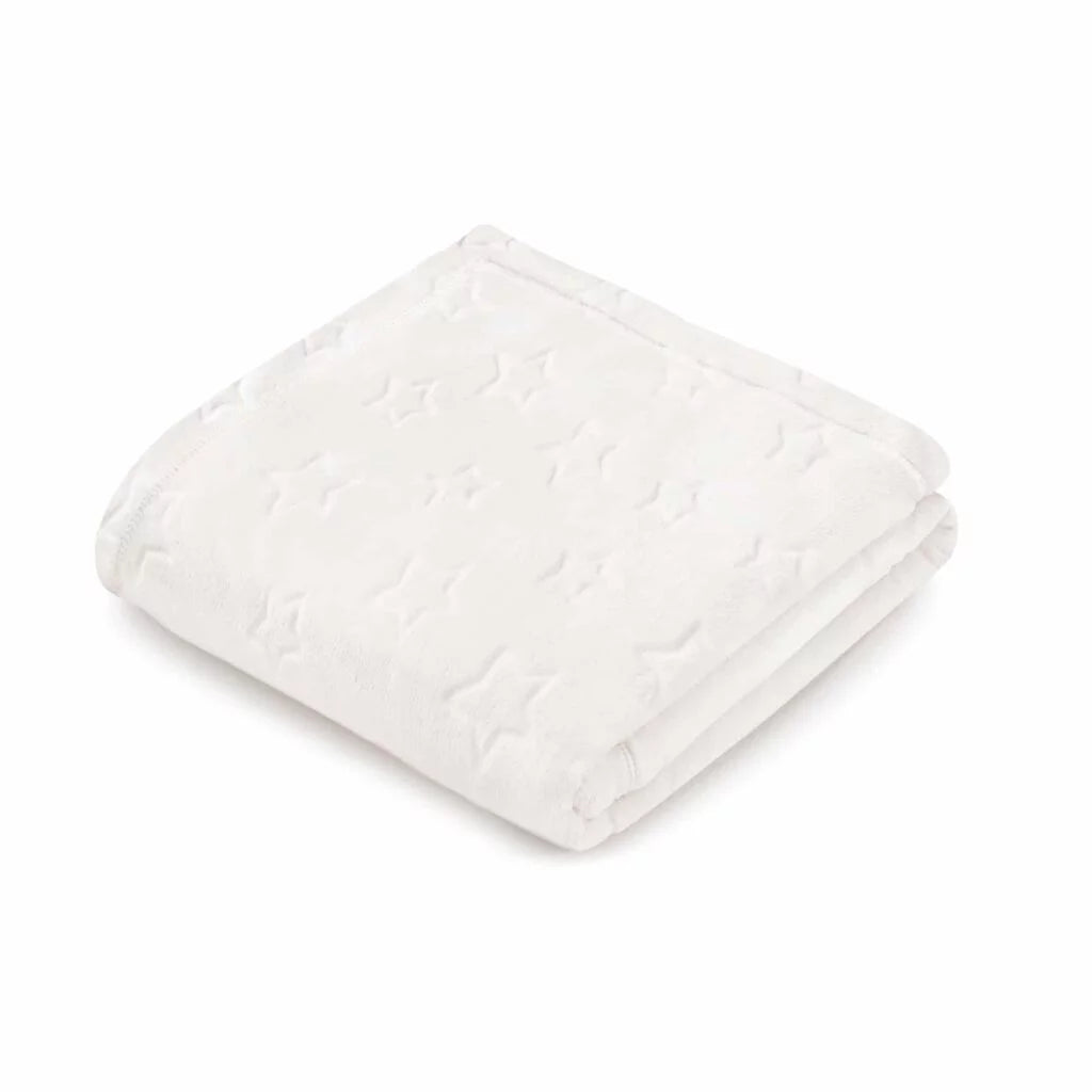 Plüss takaró 100x140 csillagokkal - cream