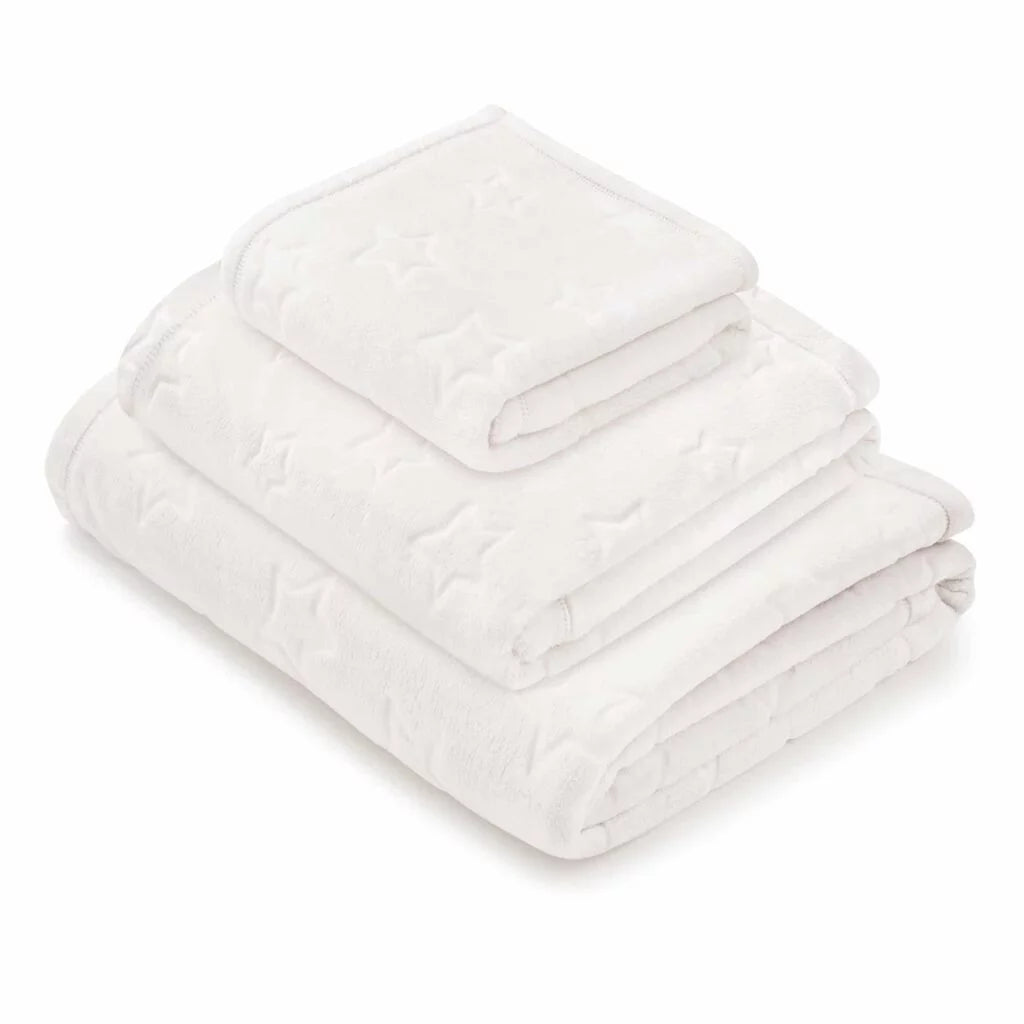 Plüss takaró 100x140 csillagokkal - cream