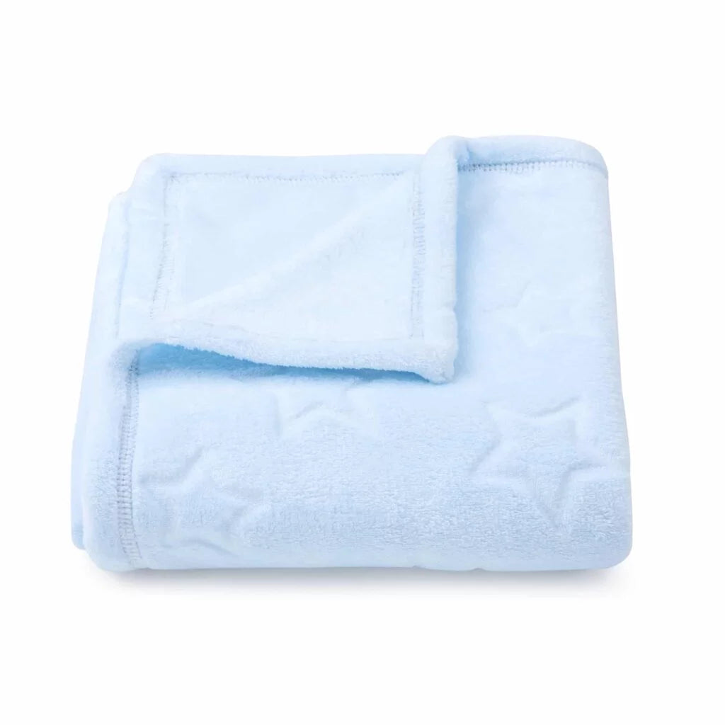 Plüss takaró 70x100 csillagokkal - blue baby