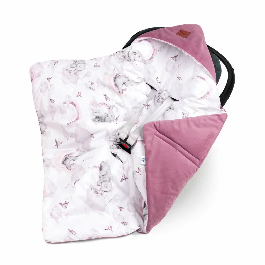Autósülés-pólya - Eledreams Pink