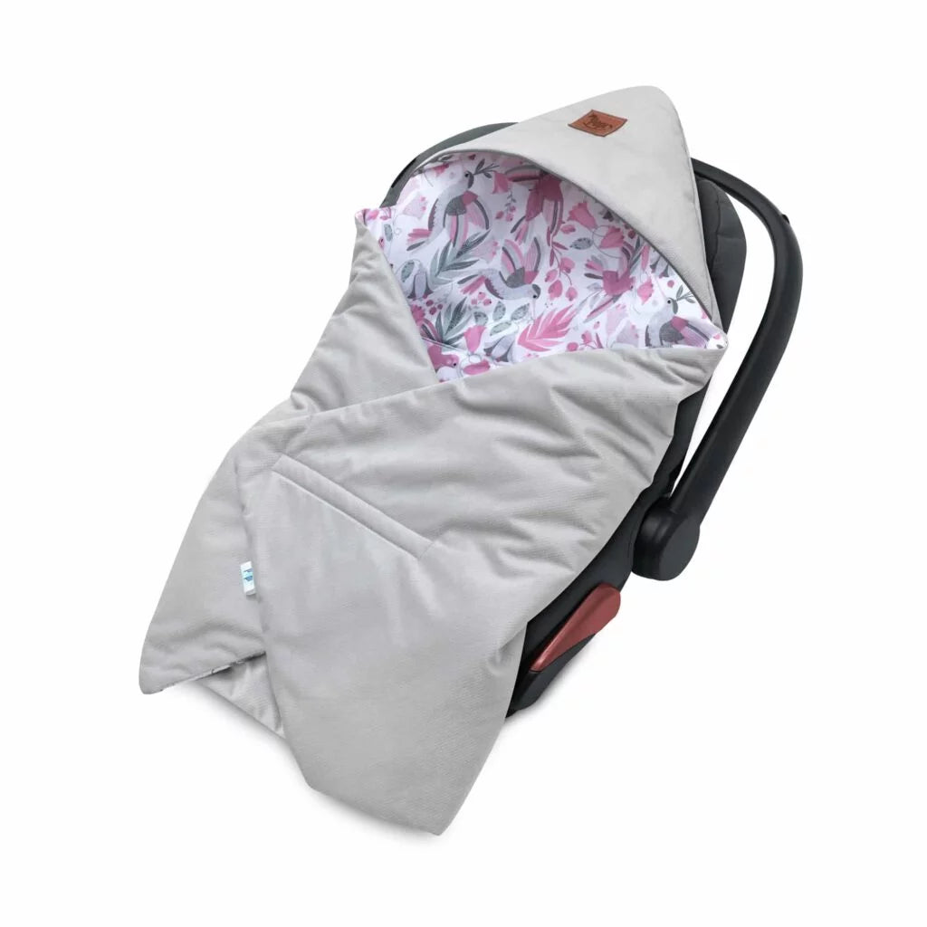 Autósülés-pólya - Hummingbird grey