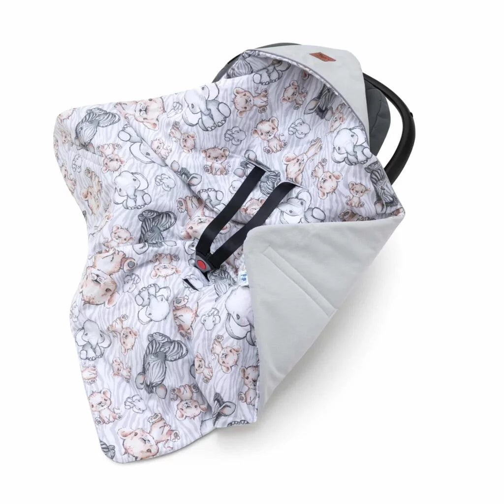 Autósülés-pólya - Safari grey
