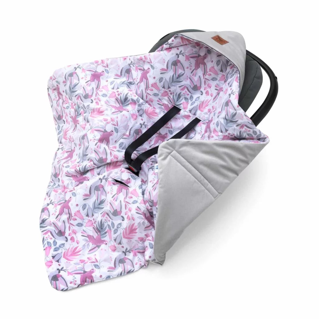 Autósülés-pólya - Hummingbird grey