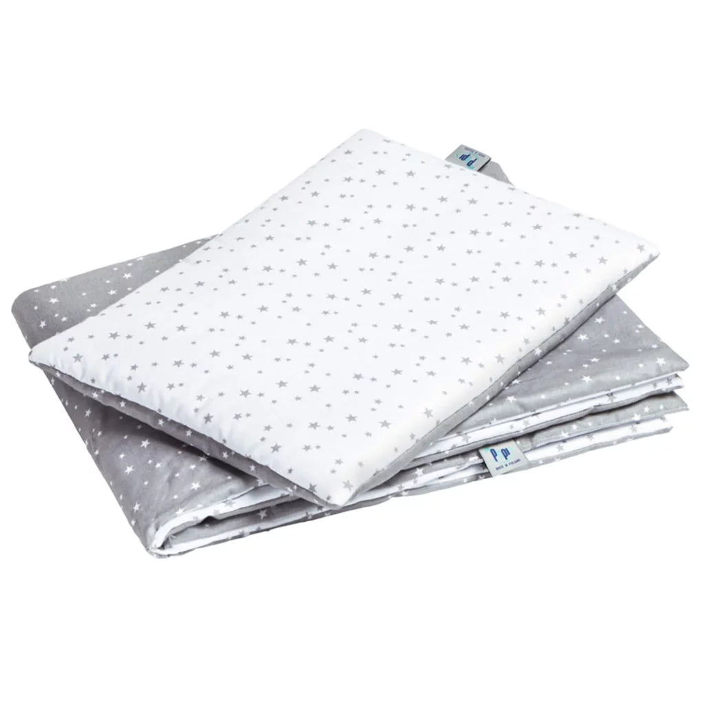 Szett 25x35-ös párna és 55x75-ös takaró – Grey Galaxy – pamut