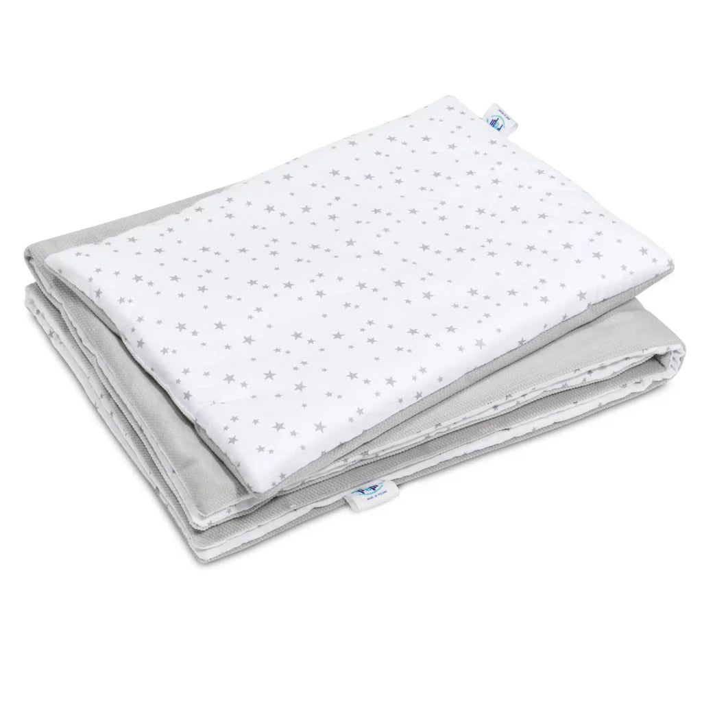 Szett 25x35-ös párna és 55x75-ös takaró – Grey Galaxy – pamut/velvet